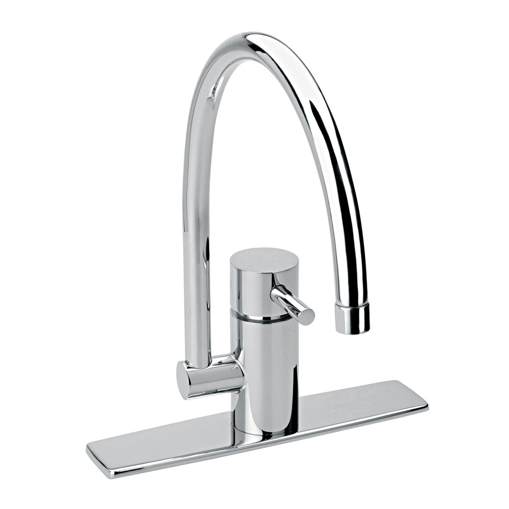 HELVEX E300 MEZCLADORA MONOMANDO PARA FREGADERO ELITE CROMO 