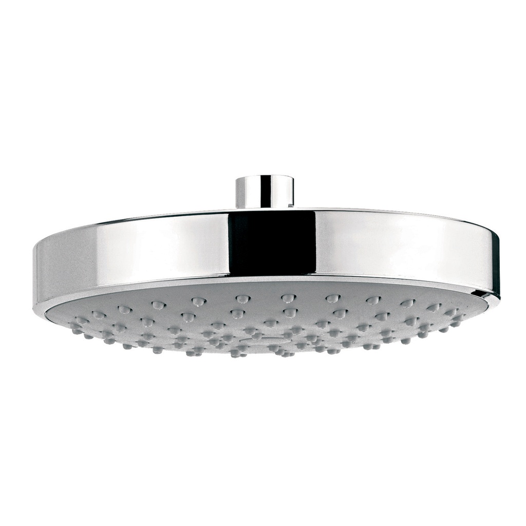 HELVEX H3003 REGADERA PLATO ANCHO 7"" CHORRO FIJO CON SISTEMA ANTICALCÁREO