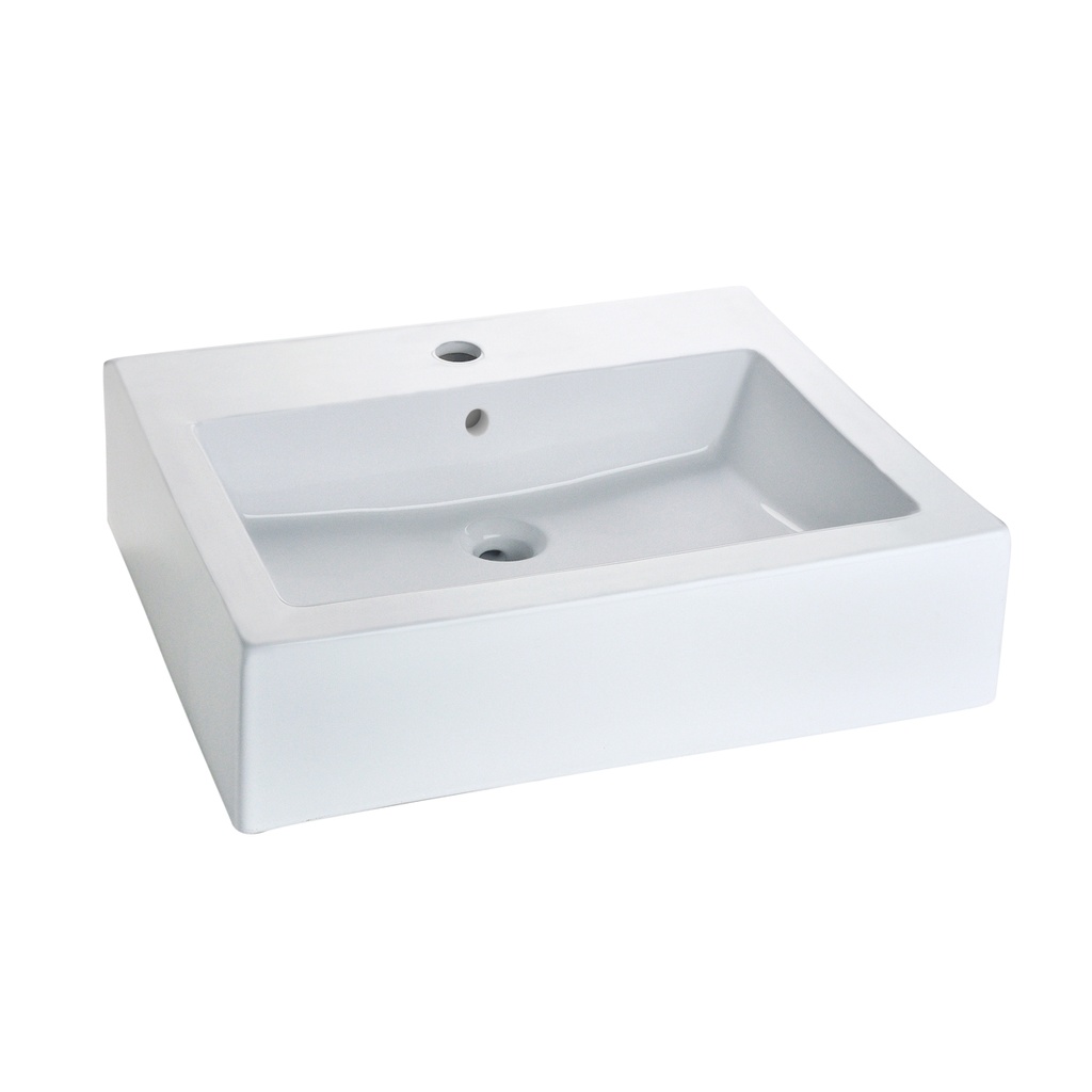 HELVEX LAVABO FUTURA 1 BLANCO S/PONER MONOMANDO CON REBOSADERO