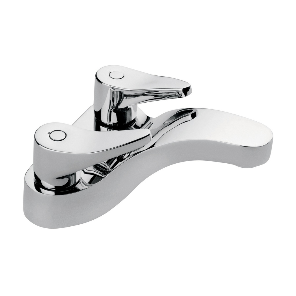 HELVEX MI 02 SC MEZCLADORA PARA LAVABO PRIMMA 4"  SIN CONTRA CROMO