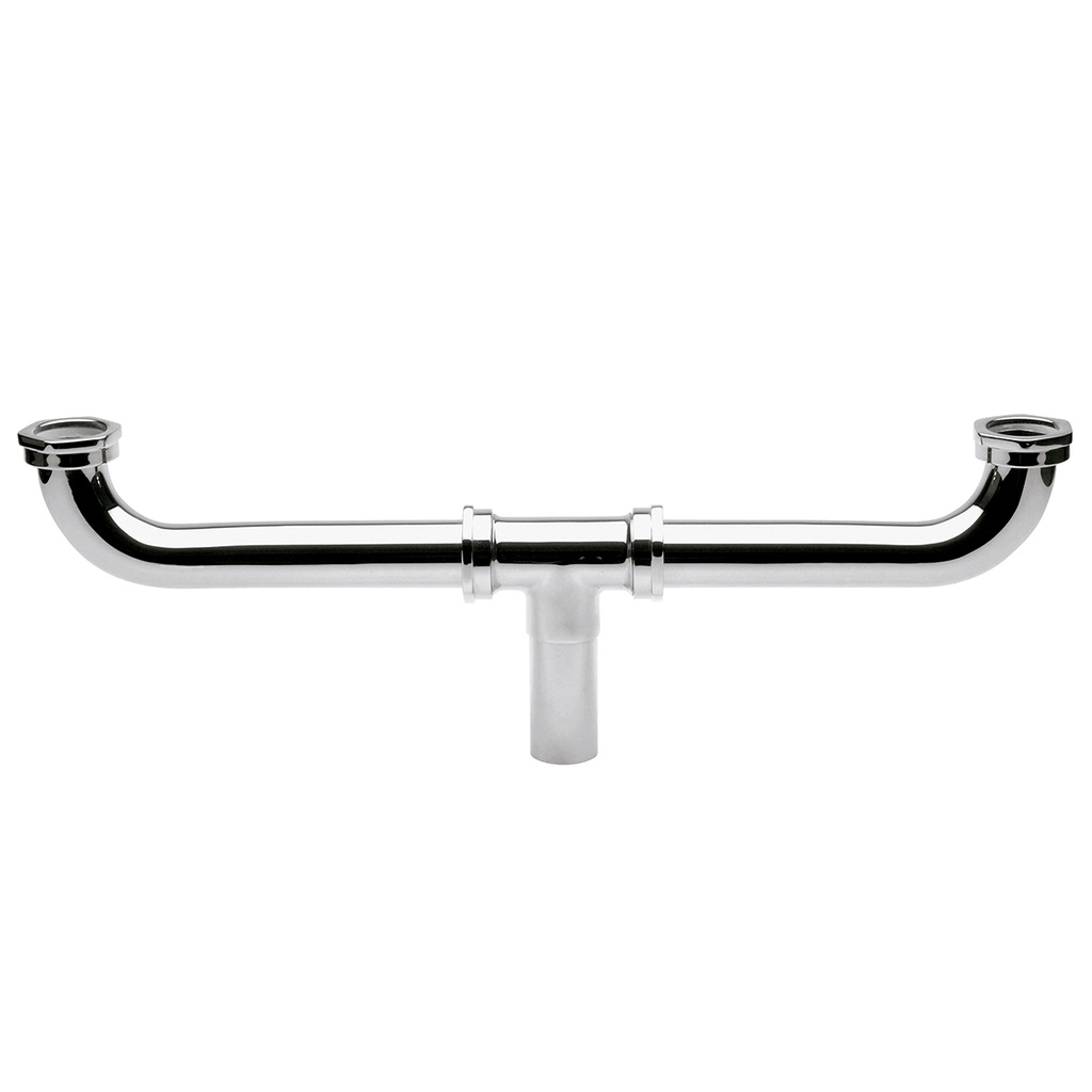 HELVEX TV 031 CONEXION DOBLE PARA CESPOL NIQUEL