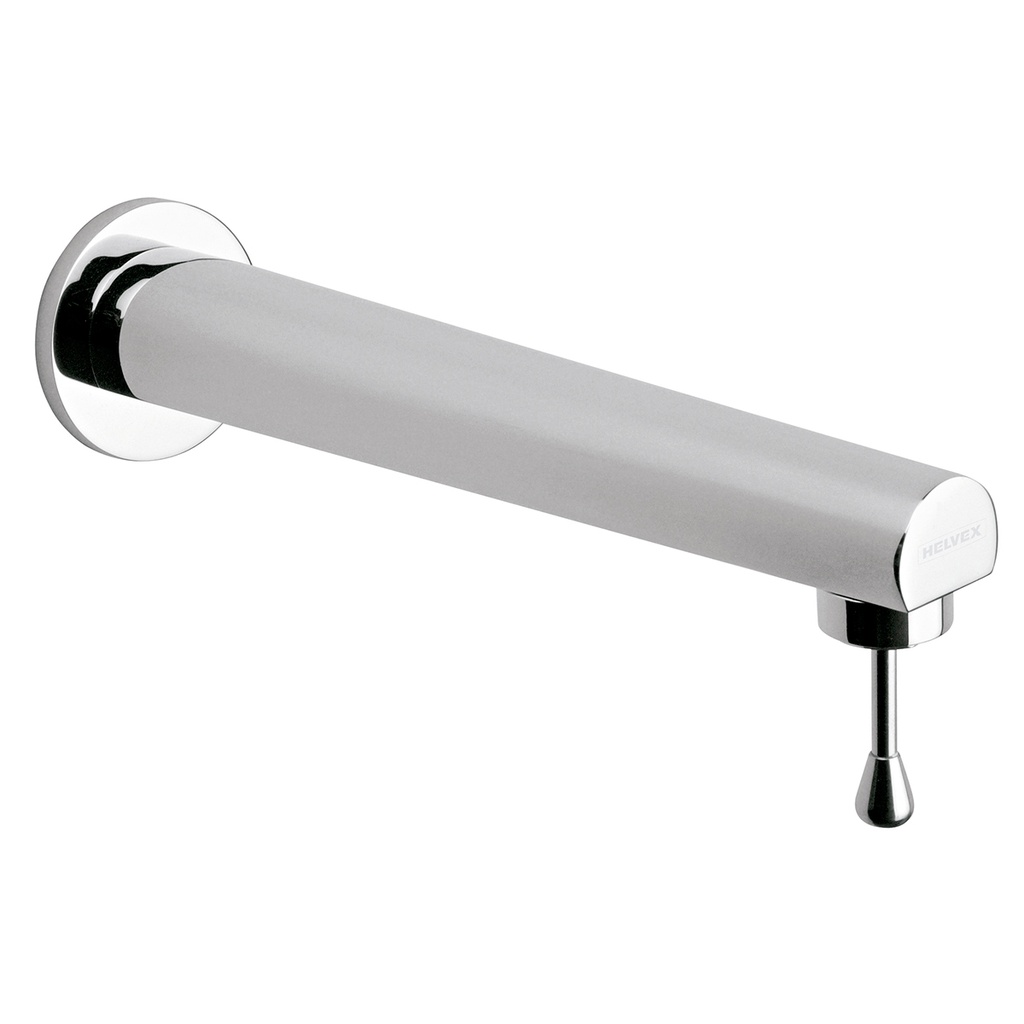 HELVEX TV 100 LLAVE ECONOMIZADORA A PARED CROMO SEGURO ANTIRROBO