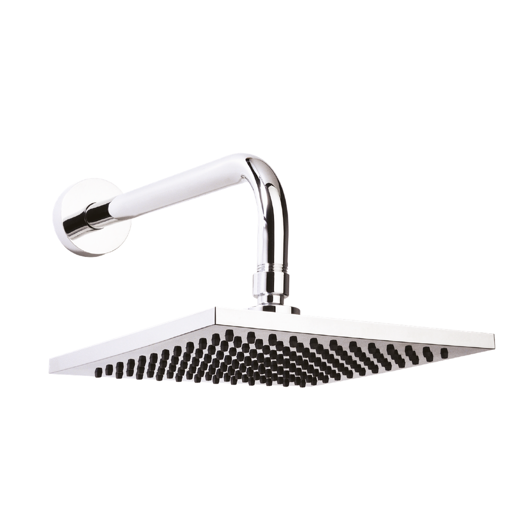 PROYECTA REC02 REGADERA CHORRO FIJO CON BZO Y CHAPETON ANTICAL CROMO PROYECTA
