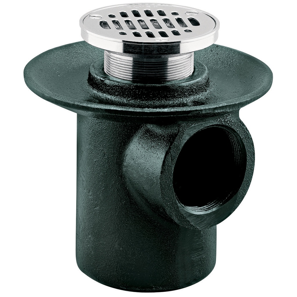 HELVEX 24 COLADERA PARA PISO REJILLA REDONDA