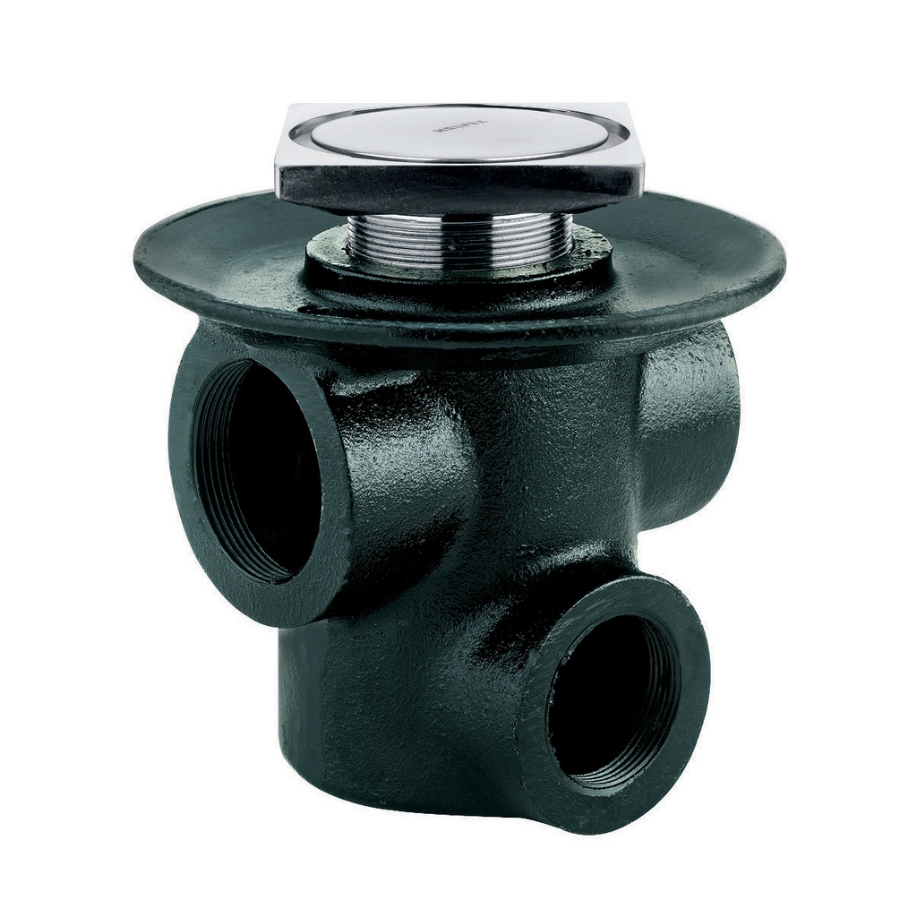 HELVEX 25CHL COLADERA DECORATIVA REDONDA DESAGUE DE CONTORNO 3 BOCAS