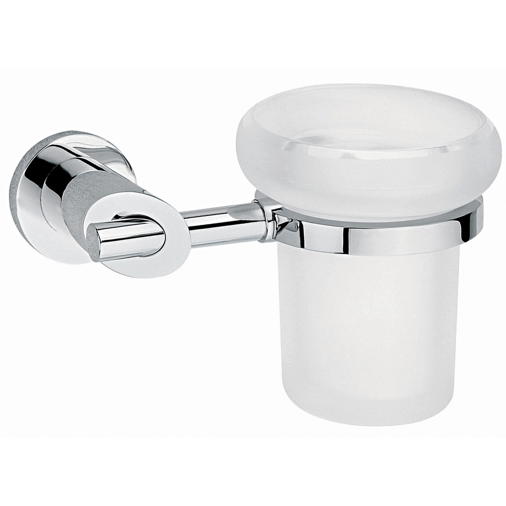 HELVEX 9107 PORTACEPILLERO NUVA DE CRISTAL EN CROMO