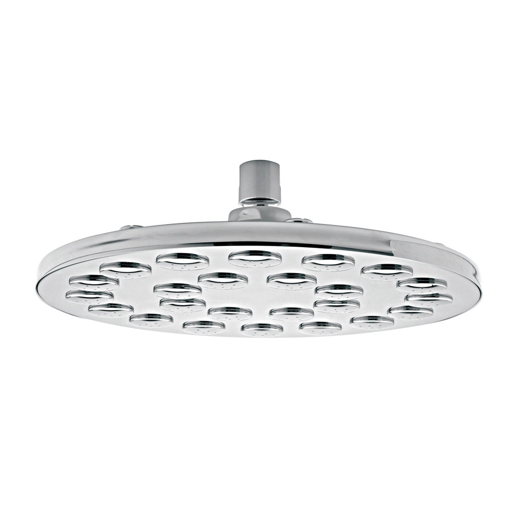 HELVEX H3007 REGADERA PLATO ANCHO 10" CROMO CHORRO FIJO ANTICALCAREO