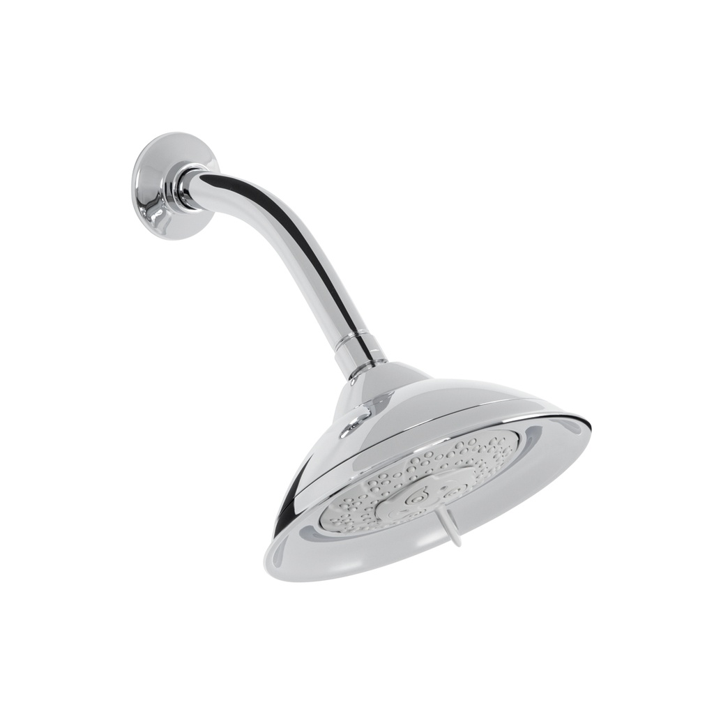 HELVEX H3301 C/G REGADERA 7" C/BRAZO Y CHAP