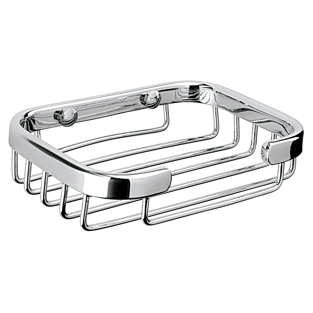 HELVEX REJ 01 JABONERA DE REJILLA RECT CROMO