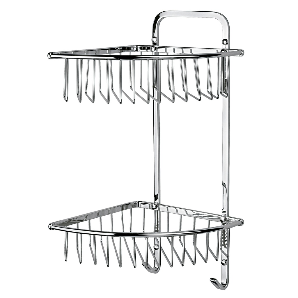 HELVEX REJ 05 REPISA DE REJILLA ESQUINERA DOBLE CROMO