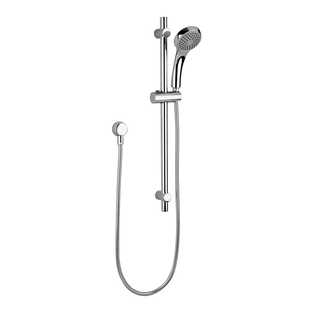 HELVEX RM29 REGADERA MANUAL ALTURA DESLIZABLE 5CH CROMADA