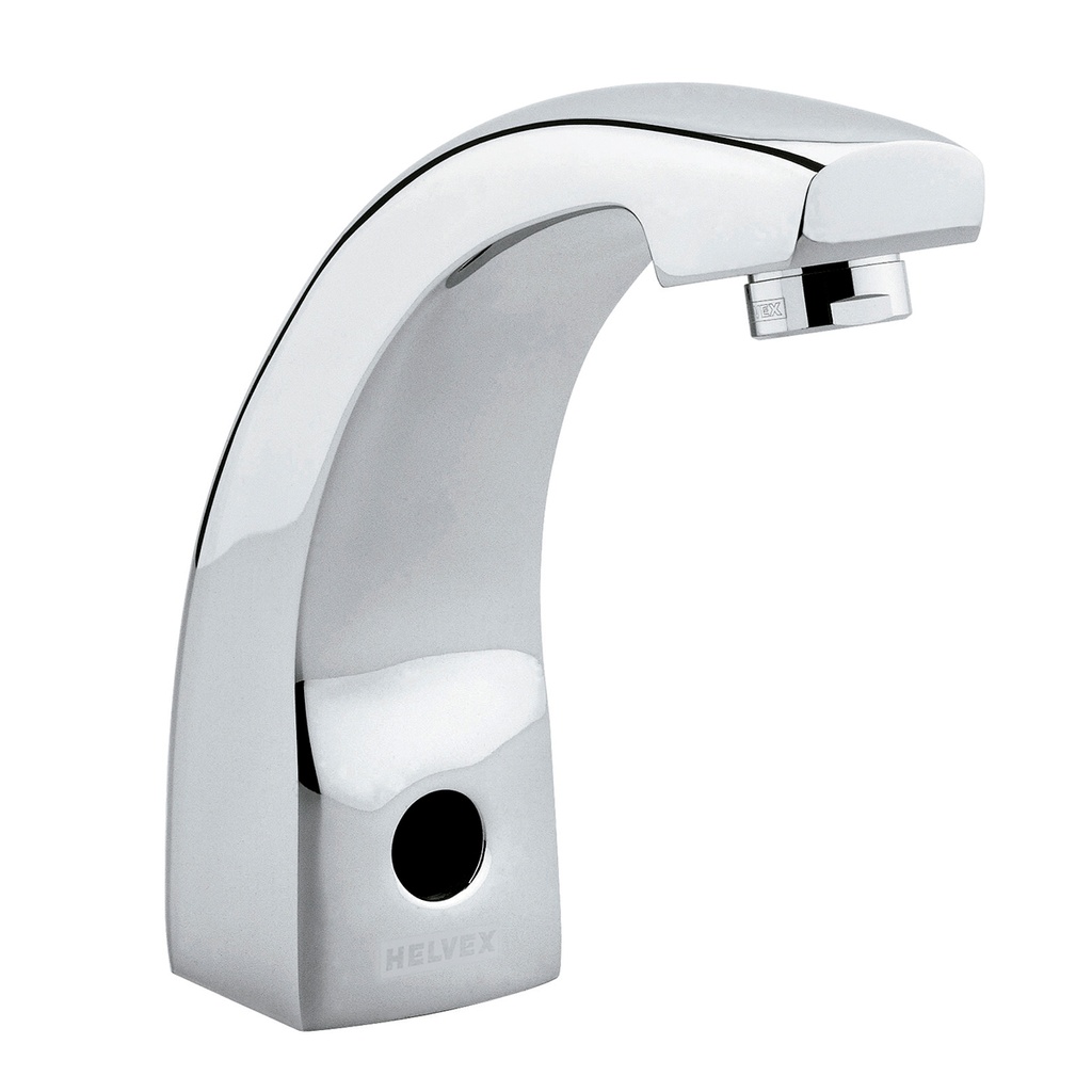 HELVEX TV 297 LLAVE P/LAVABO ALFA ELECTRONICA DE BATERIAS CROMO