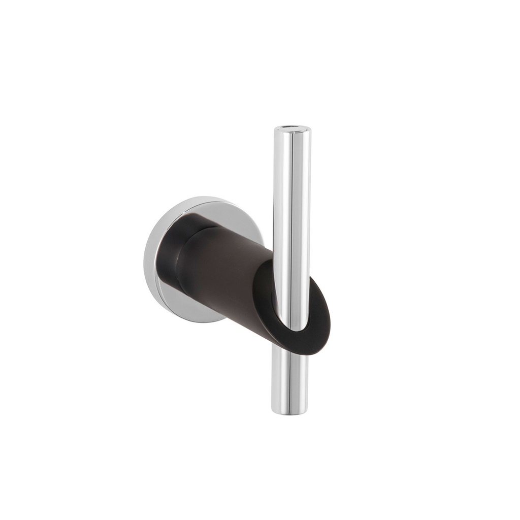 HELVEX 9106-EB/CR GANCHO SENCILLO NUVA EBANO CROMO DESCONT