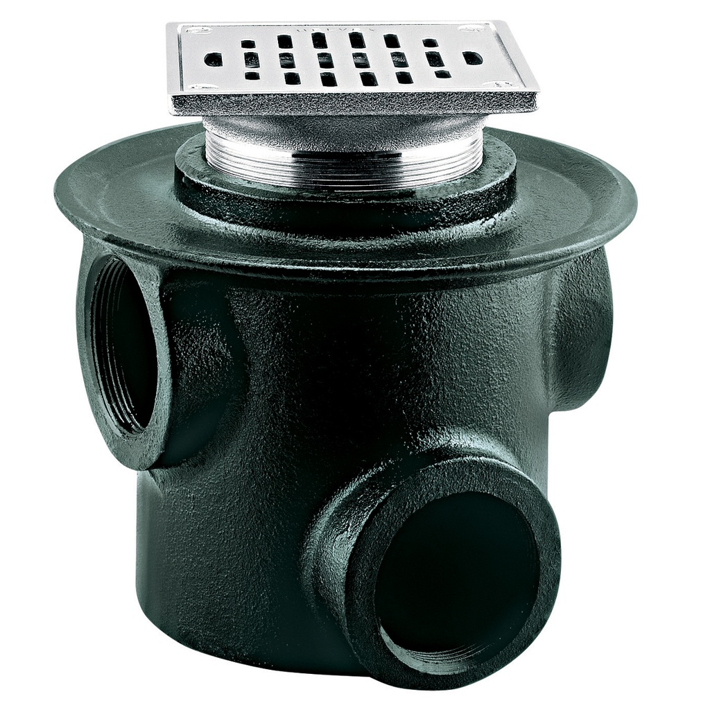 HELVEX 1342-35CH COLADERA PERIMETRAL CUAD 3B ACERO INOX