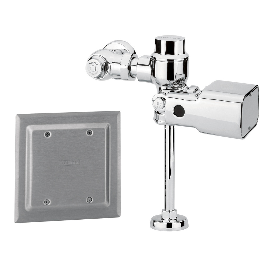 HELVEX FC 185 19 0.5 FLUXOMETRO ELECTRONICO DE CORRIENTE P/MINGITORIO 0.5 LTS CROMO