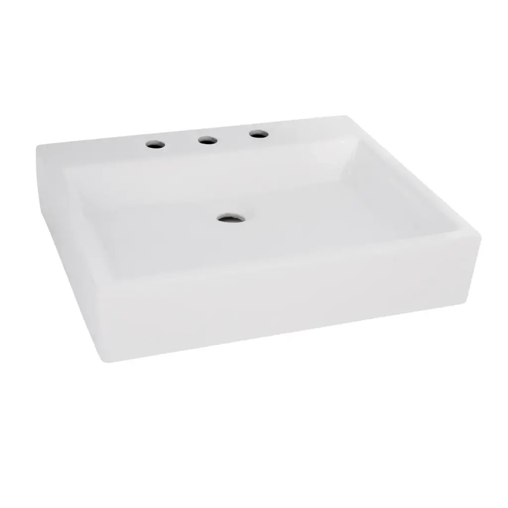 HELVEX LAVABO LV LUCERNA3 BLANCO S/PONER C/REB 3P