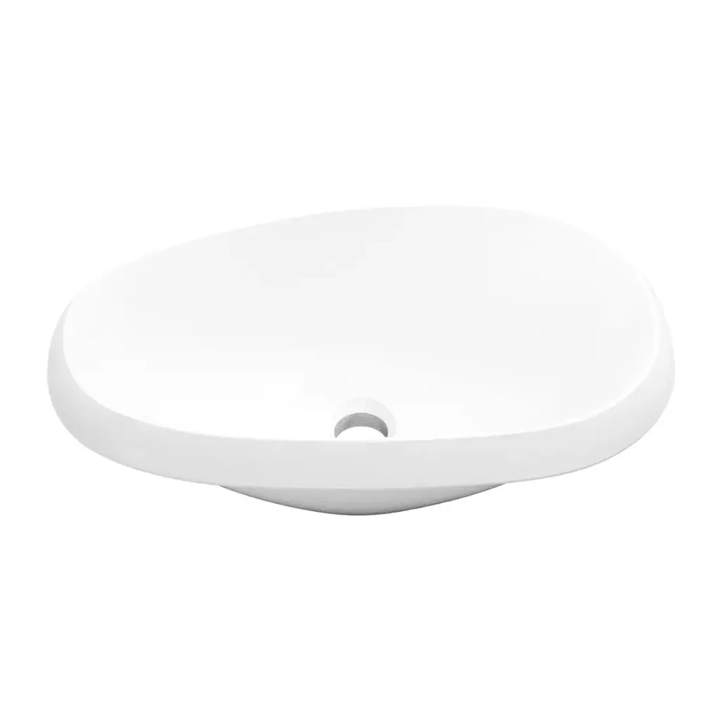 HELVEX LAVABO ELIPSIS BLANCO SOBRECUBIERTA S/REBOSADERO