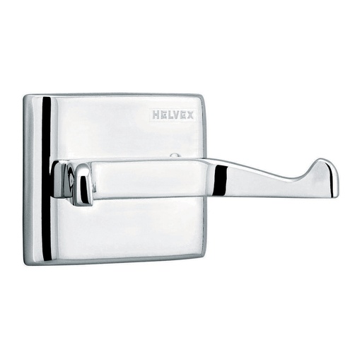 [HEL AC 0011] HELVEX 106 GANCHO DOBLE CLASICO CROMO