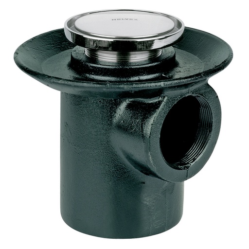 [HEL CO 0015] HELVEX 24HL COLADERA DE UNA BOCA DESAGUE DE CONTORNO REDONDA