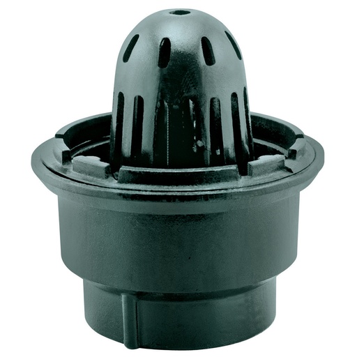 [HEL CO 0027] HELVEX 444 COLADERA CUPULA AZOTEA TUBO 4" ROSCAR