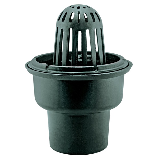 [HEL CO 0012] HELVEX 446X COLADERA PARA AZOTEA  CON CUPULA (6) PARA RETACAR