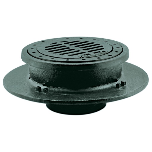 [HEL CO 0013] HELVEX 5424 COLADERA P/JARD O AZOTEAS P/ROSCAR 4" CANASTILLA D/SEDIM CONEX P/TUBO 102MM