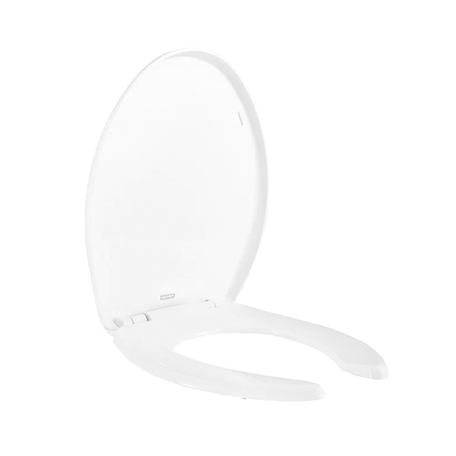 [HEL AS 0008] HELVEX AT5 ASIENTO BLANCO ALARGADO FRENTE ABIERTO DE CIERRE LENTO TE