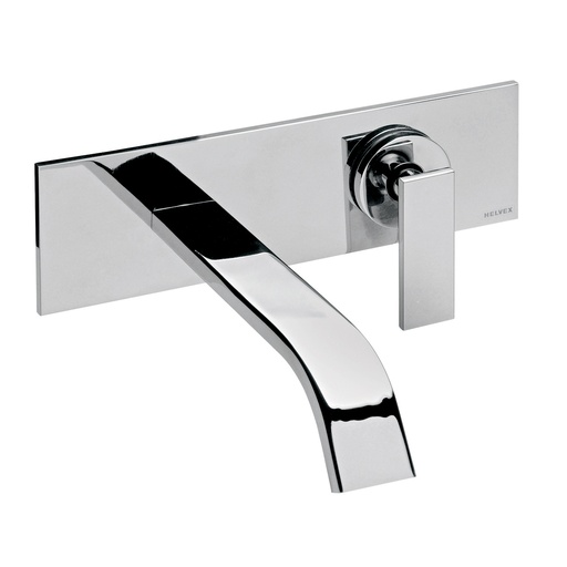 [HEL MO 0085] HELVEX EP3007 MONOMANDO P/LAVABO A PARED VERTIKA INC CONTRA DE PUSH SIN REBOSADERO CROMO