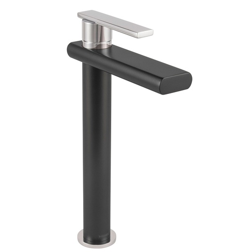 [HEL MO 0081] HELVEX EP938 EB/CR  MONOMANDO P/LAV ALTO PREMIER EBANO/CROMO CONTRA DESCONT