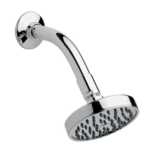 [HEL RE 0012] HELVEX H201 REGADERA CON BRAZO Y CHAPETON CHORRO FIJO CON SISTEMA ANTICALCAREO