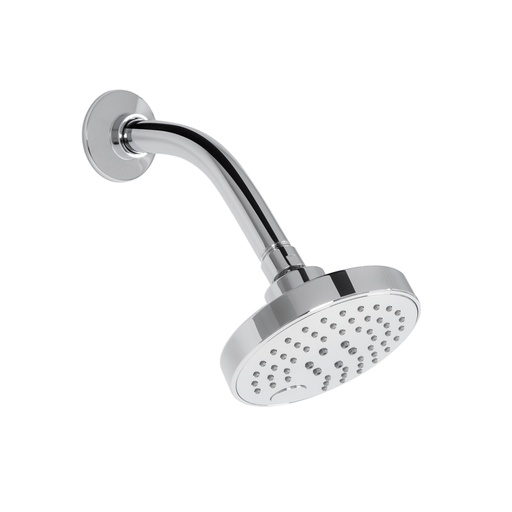 [HEL RE 0020] HELVEX H3300 REGADERA 5"  3CH C/BZO Y CHAP 10L CROMO