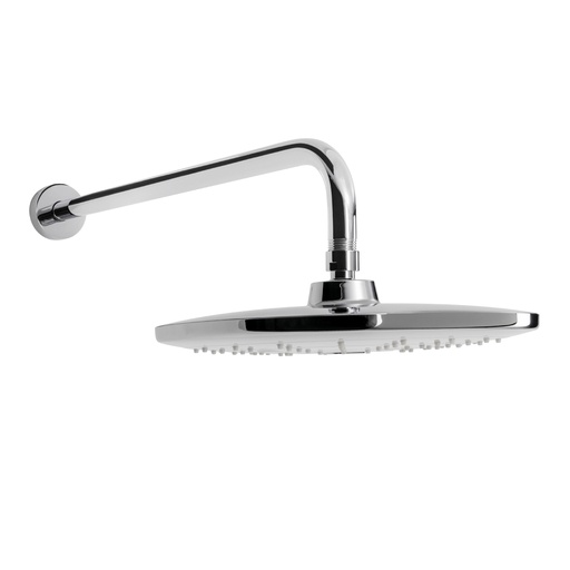 [HEL RE 0021] HELVEX H3303 C/B REGADERA CUADRADA 10" 3CH 10L C/BRAZO Y CHAP CRB