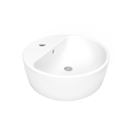 [HEL LV 0008] HELVEX LAVABO LV MOREA1 BLANCO S/PONER C/REBOSADERO