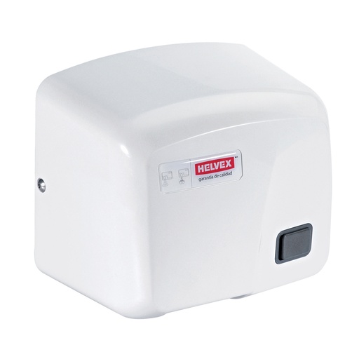 [HEL SM 0001] HELVEX MB 1011 SECADOR DE MANOS BLANCO CON BOTON ACCIONADOR