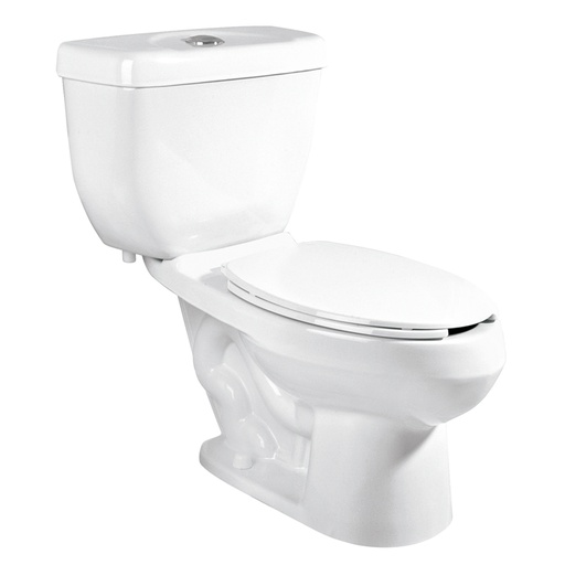 [HEL WC 0001] HELVEX SANITARIO DRAKAR BLANCO ALARGADO 4.8LTS TRAMPA EXPUESTA DESCONT