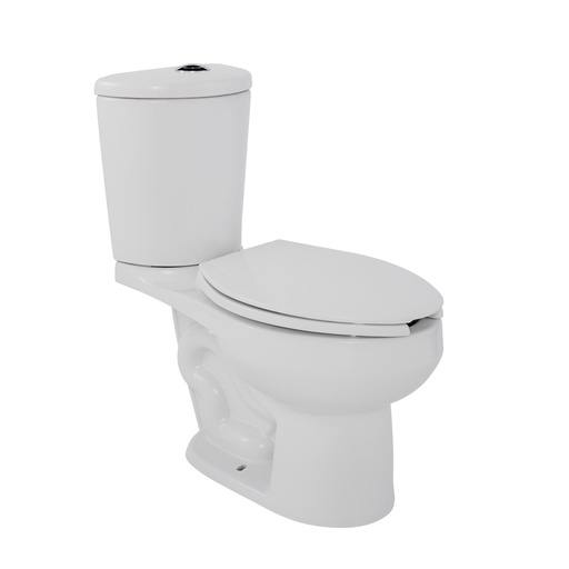 [HEL WC 0004] HELVEX SANITARIO OPTION BLANCO ALARGADO COMPACTO 4.8LTS TRAMPA EXPUESTA B