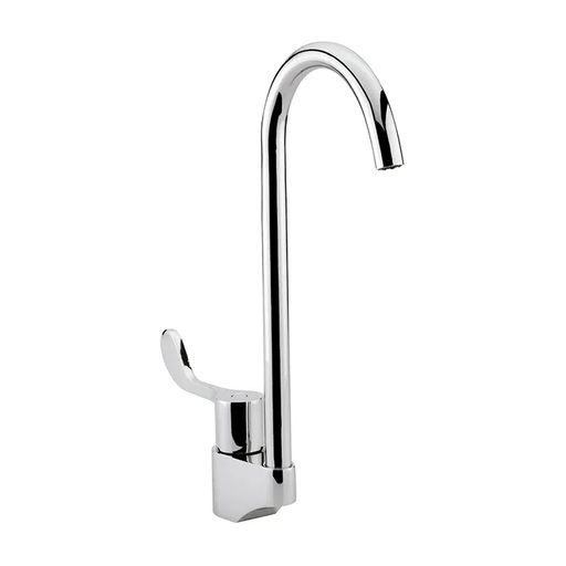 [HEL LL 0019] HELVEX VCG 2 LLAVE UNITARIA CUELLO DE GANZO PALANCA CROMO (MANIJA HOSPITAL)