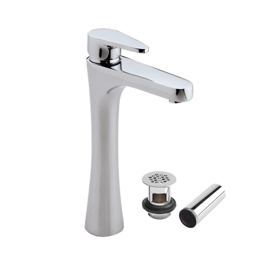 [PRO MO 0008] PROYECTA MO8X DC 02 MEZC MONOMANDO P/LAVABO ALTO CONTRAREJILLA DECO CROMO PROYECTA