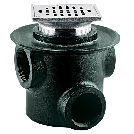 [HEL CO 0032] HELVEX 1342-35CH COLADERA PERIMETRAL CUAD 3B ACERO INOX