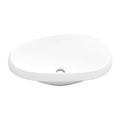 [HEL LV 0024] HELVEX LAVABO ELIPSIS BLANCO SOBRECUBIERTA S/REBOSADERO