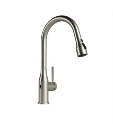 [HEL MO 0108] HELVEX E-315-AI MONOMANDO PARA FREGADERO DE SENSOR PRÁCTIKA ACERO INOX